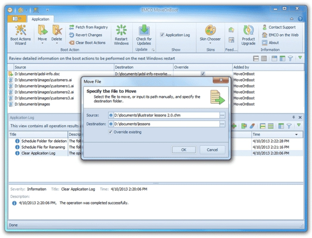 EMCO MoveOnBoot