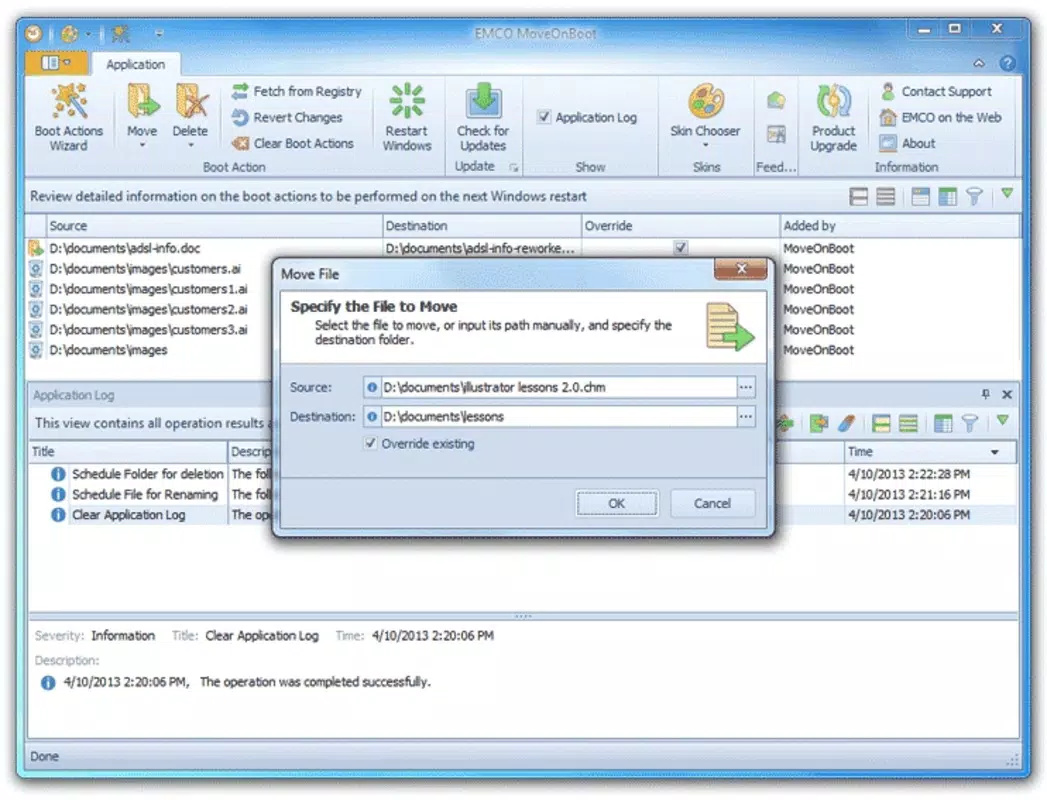 EMCO MoveOnBoot