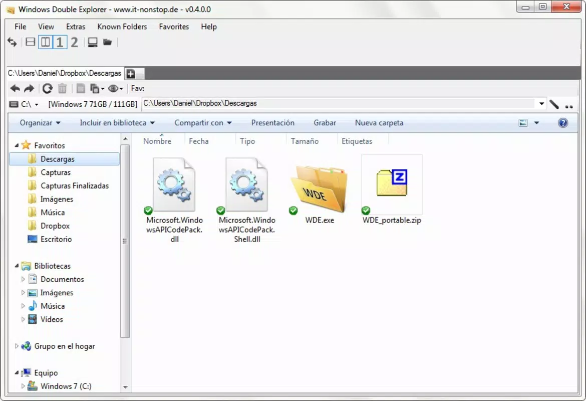 Windows Double Explorer
