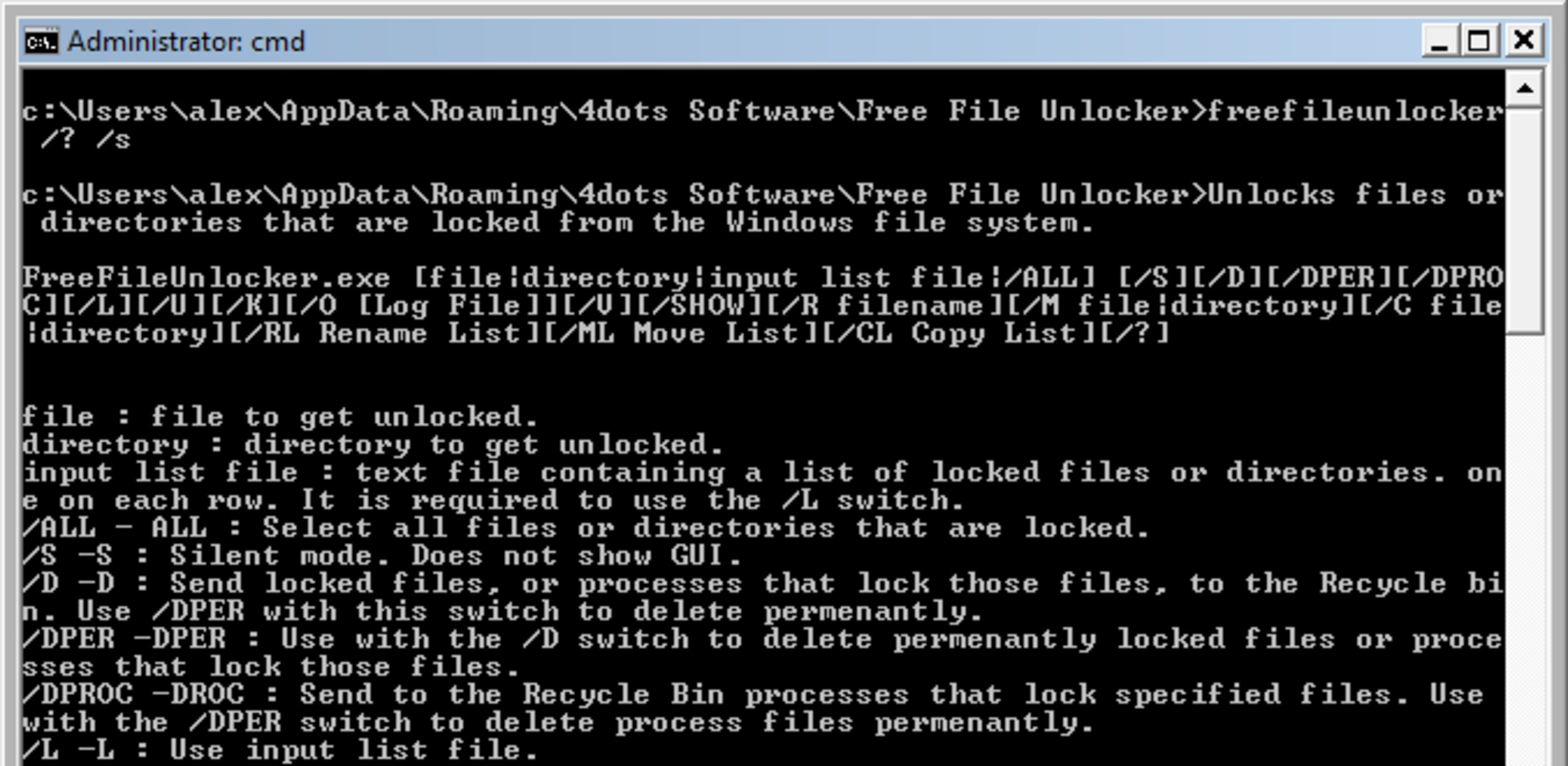 Free File Unlocker