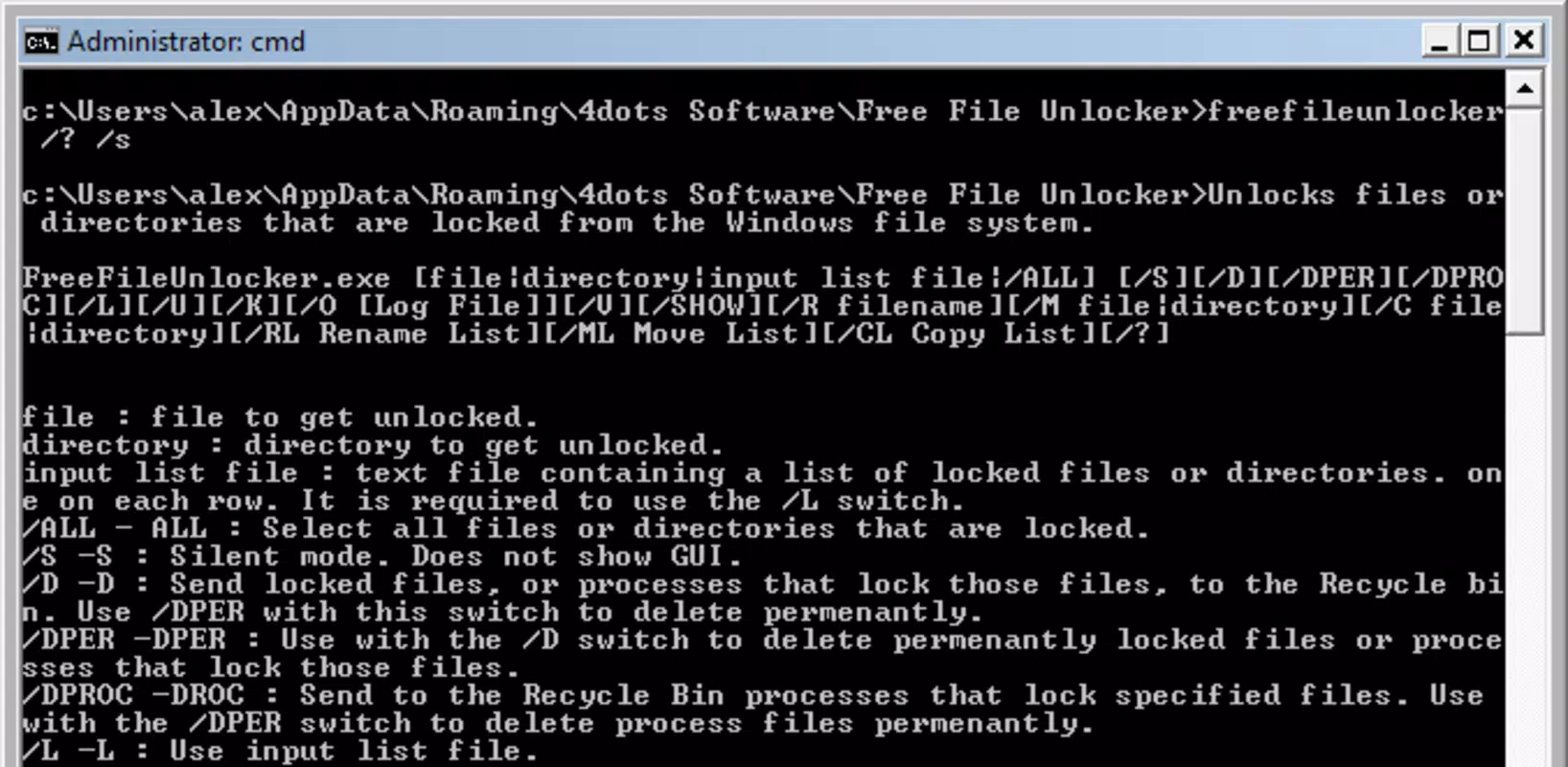 Free File Unlocker