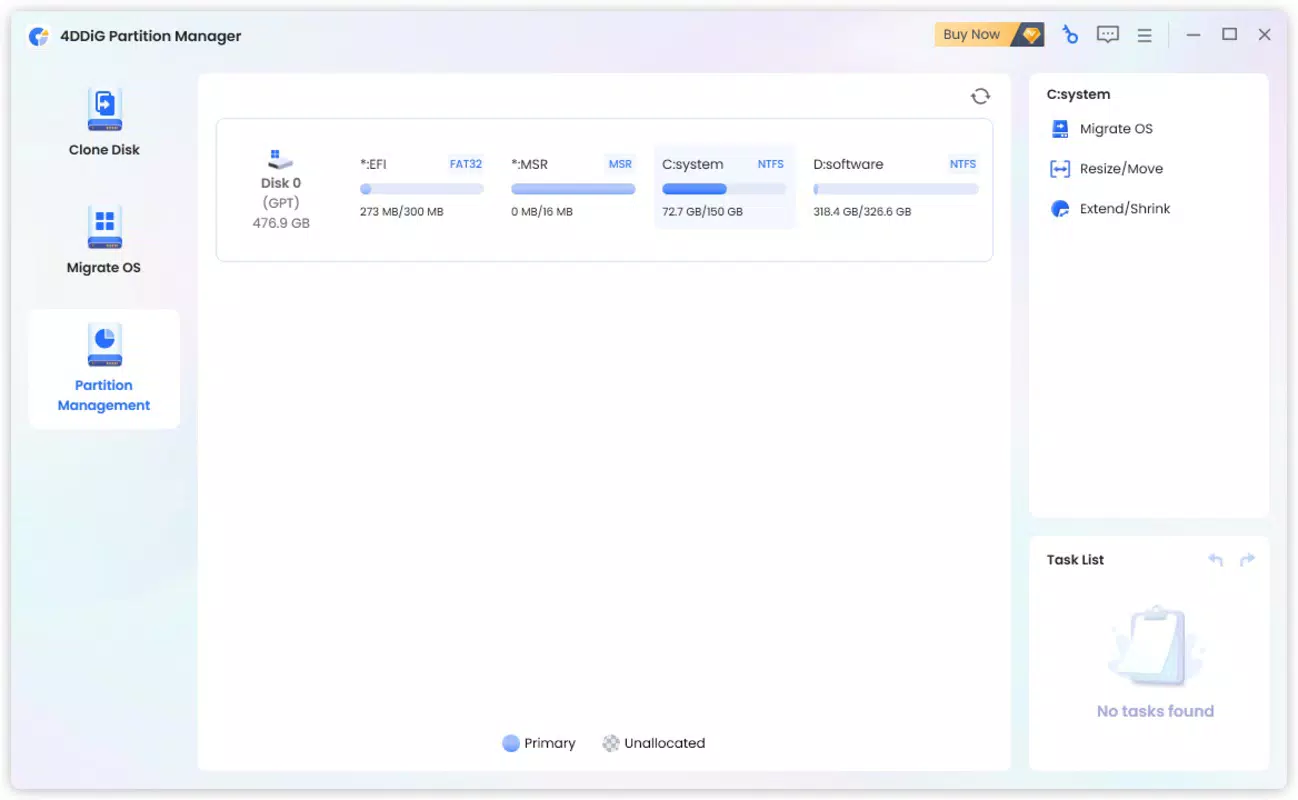 4DDiG Partition Manager