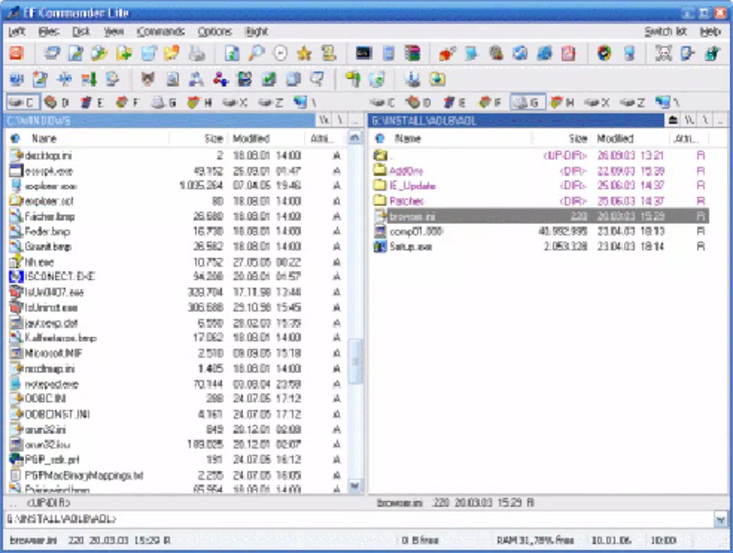 Main image for EF Commander application