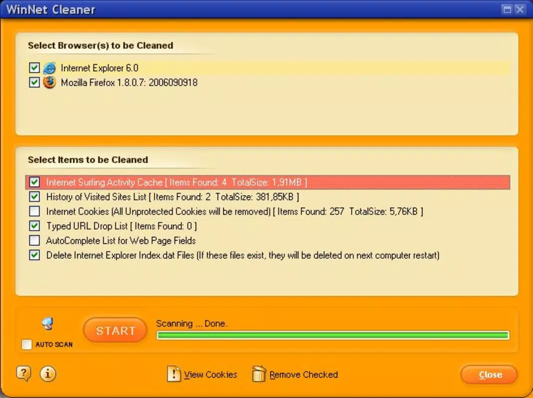 WinCleaner OneClick CleanUp