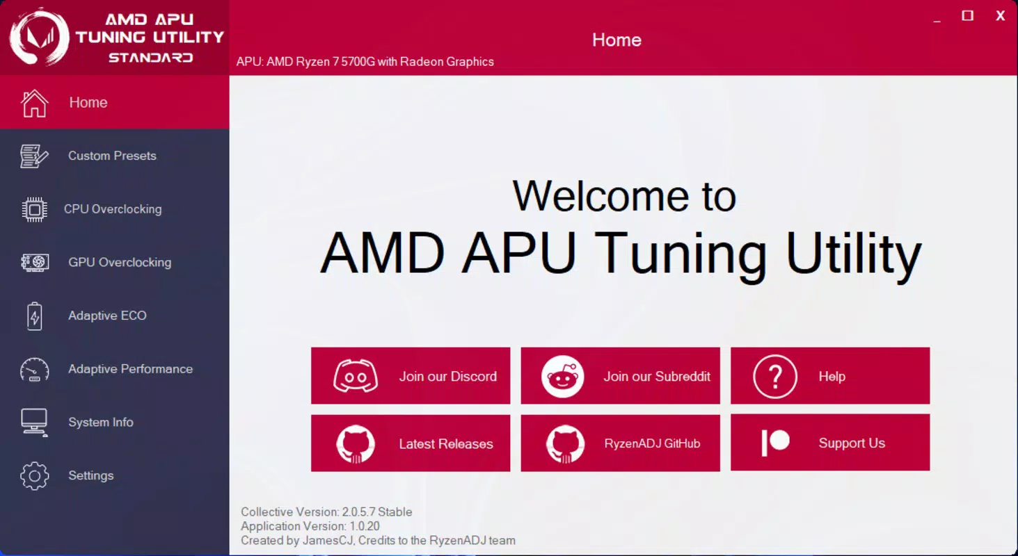 AMD APU Tuning Utility
