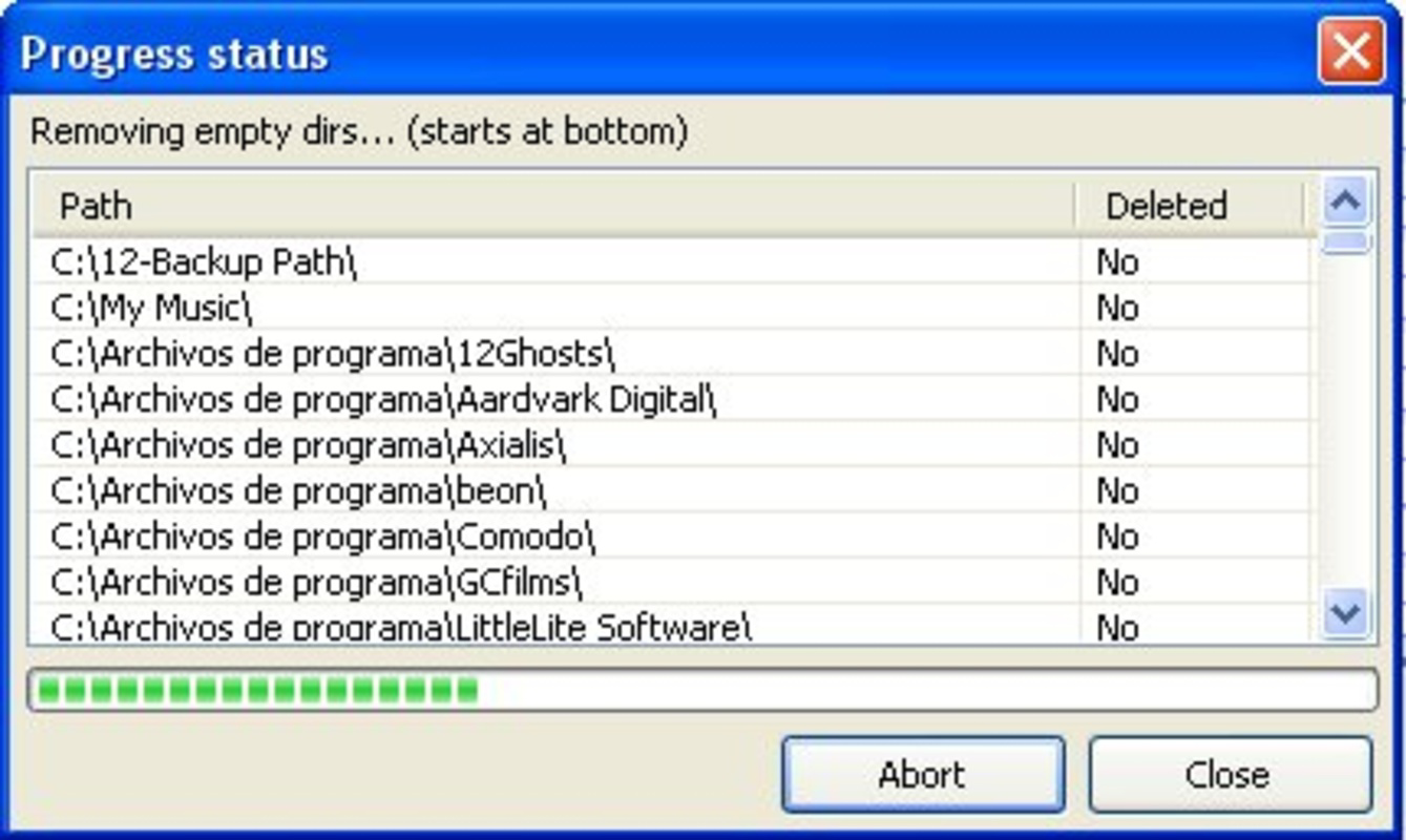 Remove Empty Directories
