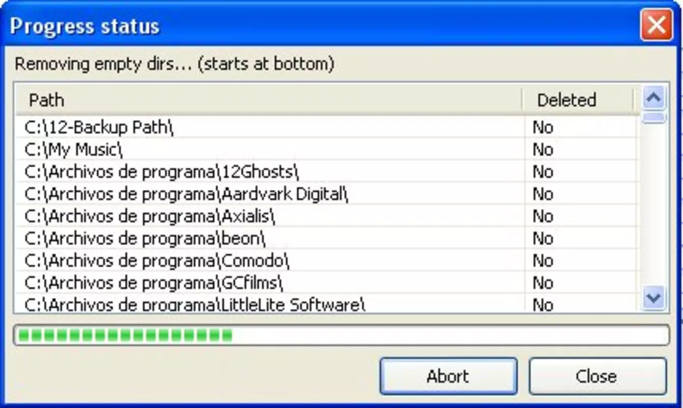 Remove Empty Directories
