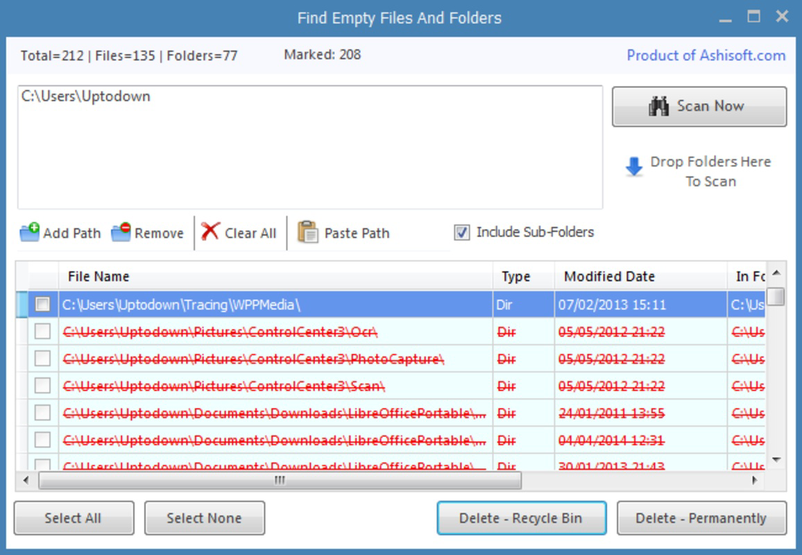 Find Empty Files and Folders for PC Windows 1.0 Download