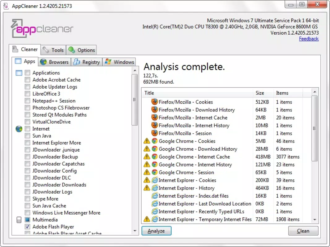 UpdateStar AppCleaner