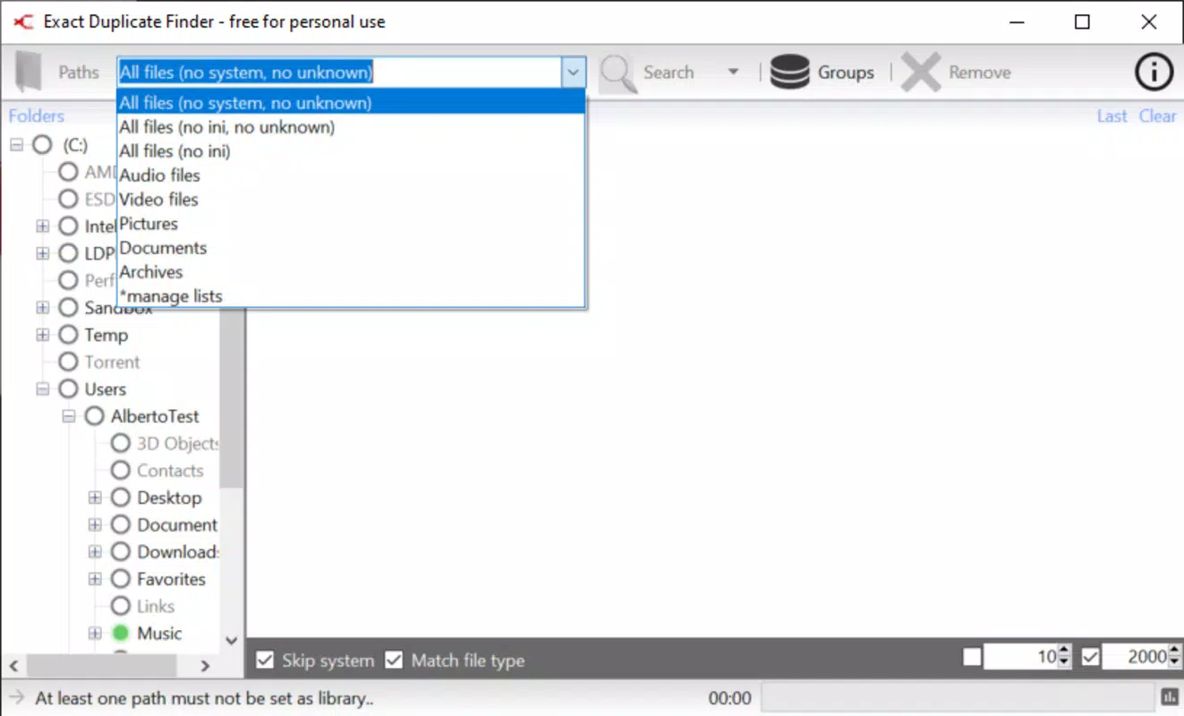 Exact Duplicate Finder