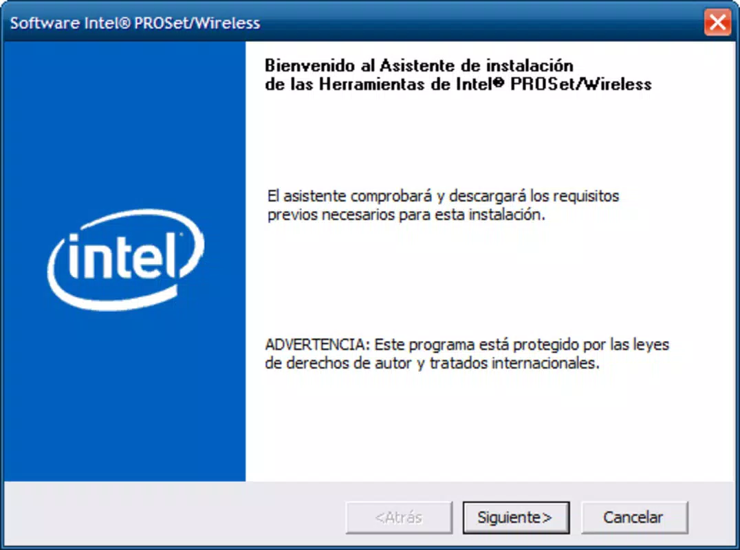 Intel Pro - Wireless Drivers for XP