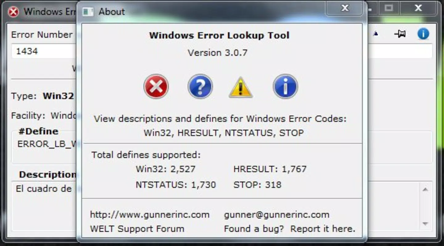 Windows Error Lookup Tool Portable