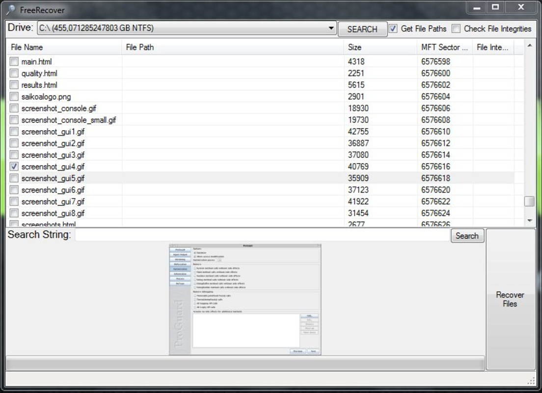 FreeRecover