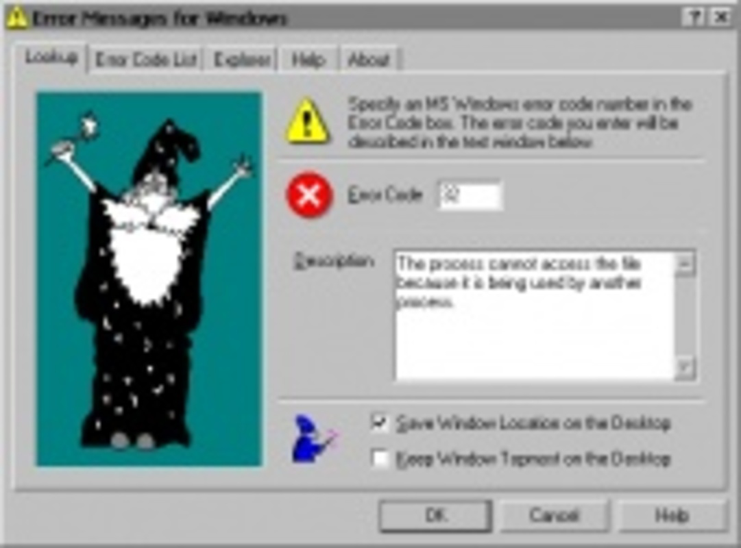 Error Messages