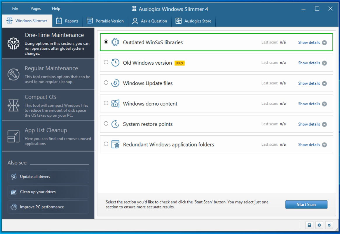 Auslogics Windows Slimmer
