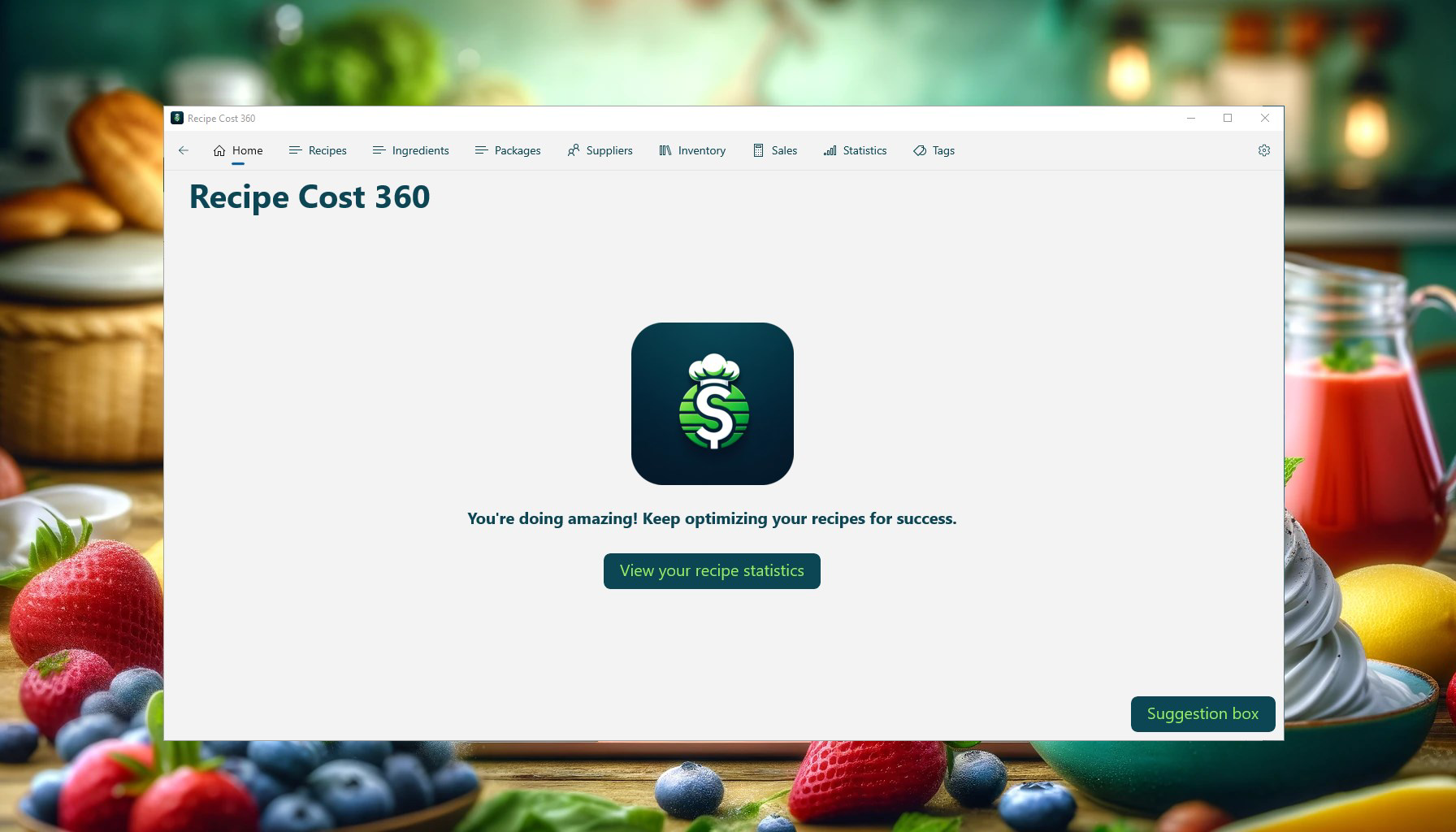 Recipe For Computer Recipe Cost 360 for PC Windows Download