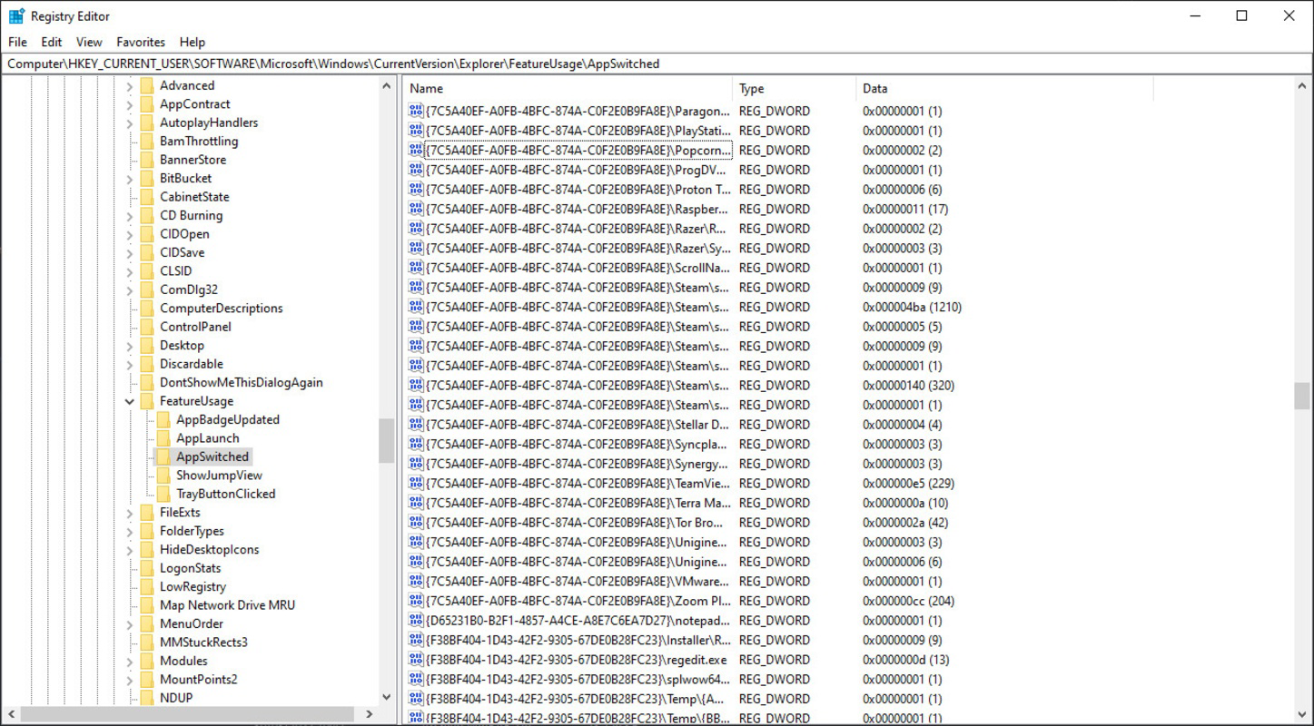 RegScanner