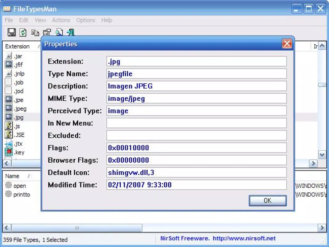 FileTypesMan