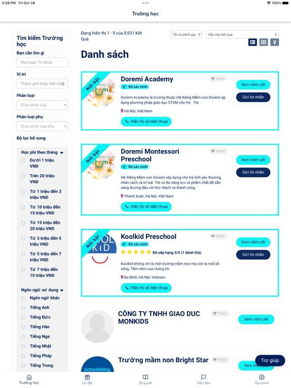 Schoolisting Parent poster