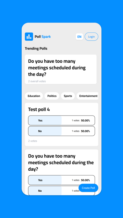 PollSpark poster