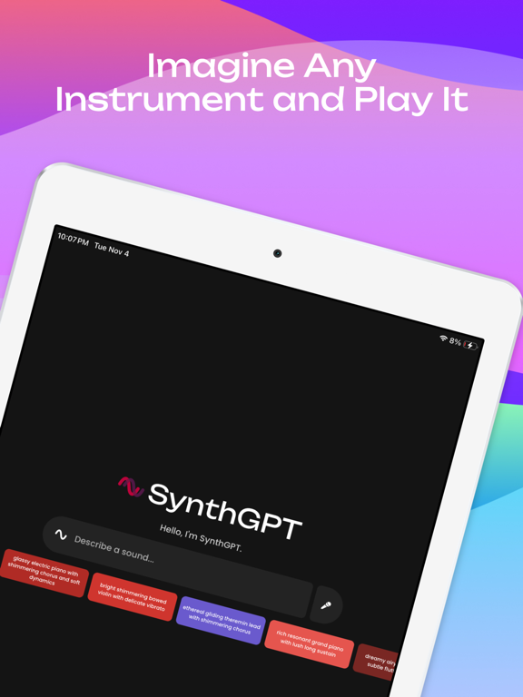 SynthGPT - AI Piano App poster