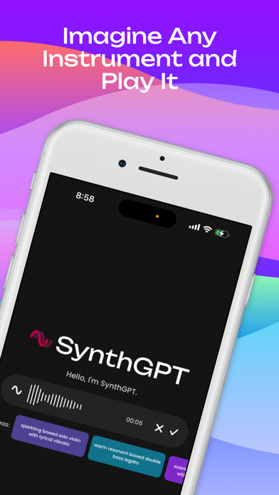 SynthGPT - AI Piano App poster