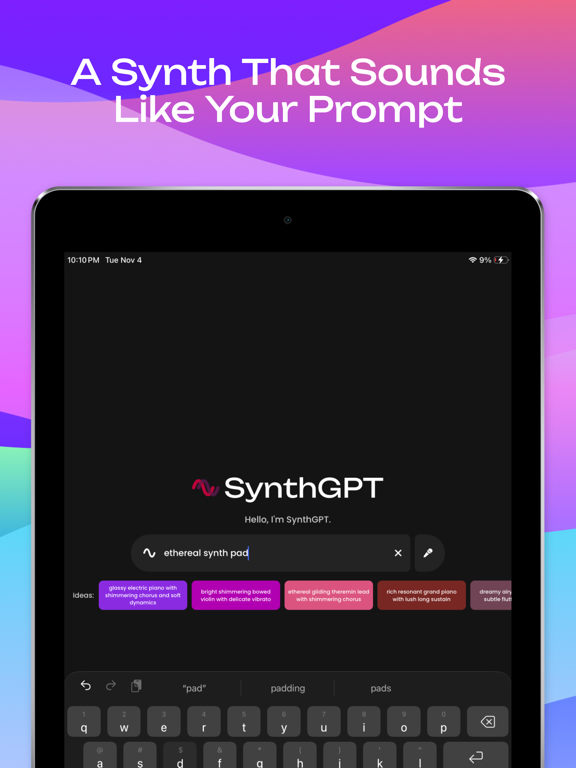 SynthGPT - AI Piano App poster