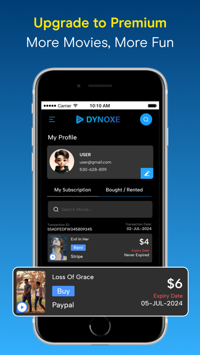 Dynoxe TV: Movies & Shows App poster