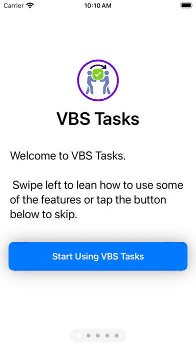 VBS Tasks poster