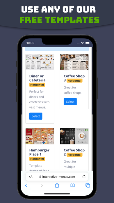 Interactive Menus poster