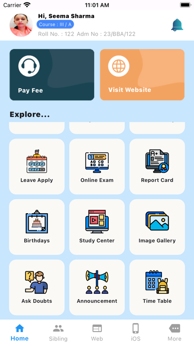 Student's Application poster