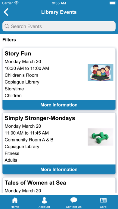 Copiague Library poster