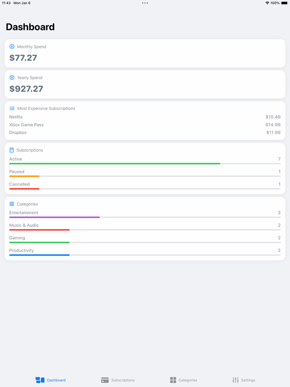 Subscription Tracker: Subtrack poster