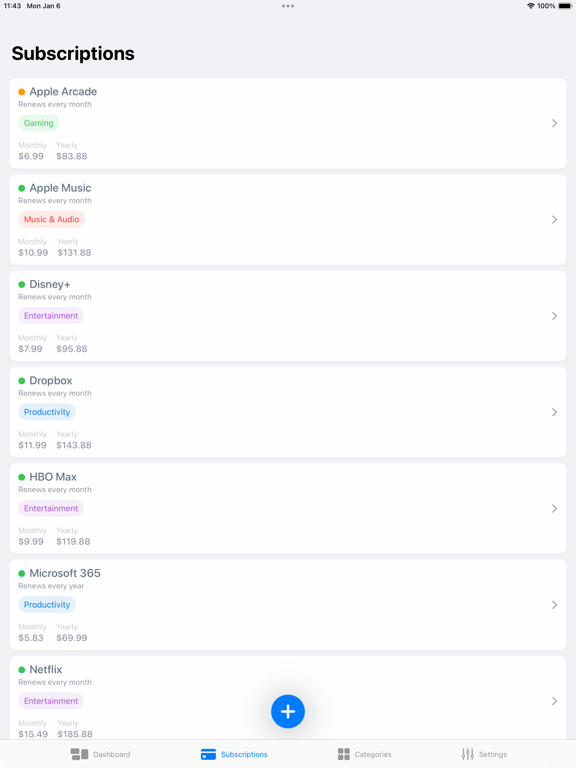 Subscription Tracker: Subtrack poster