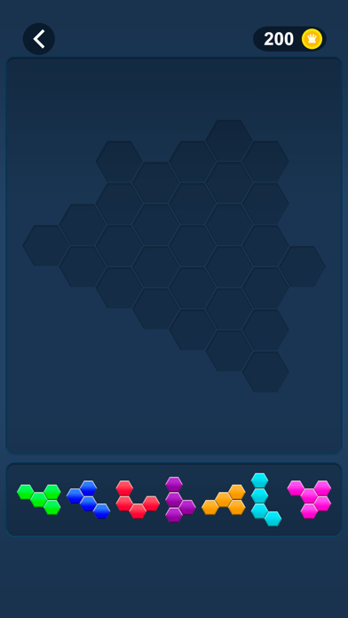Hex Fill Block poster