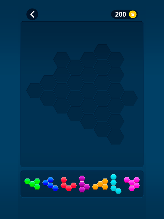 Hex Fill Block poster