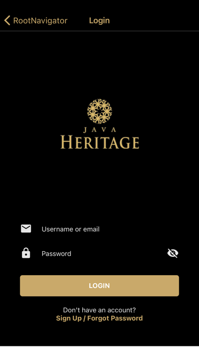 Java Heritage Hotel Mobile 海報