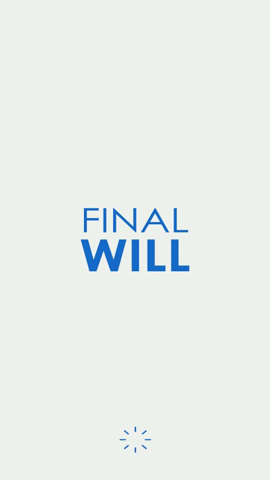 FINAL WILL poster