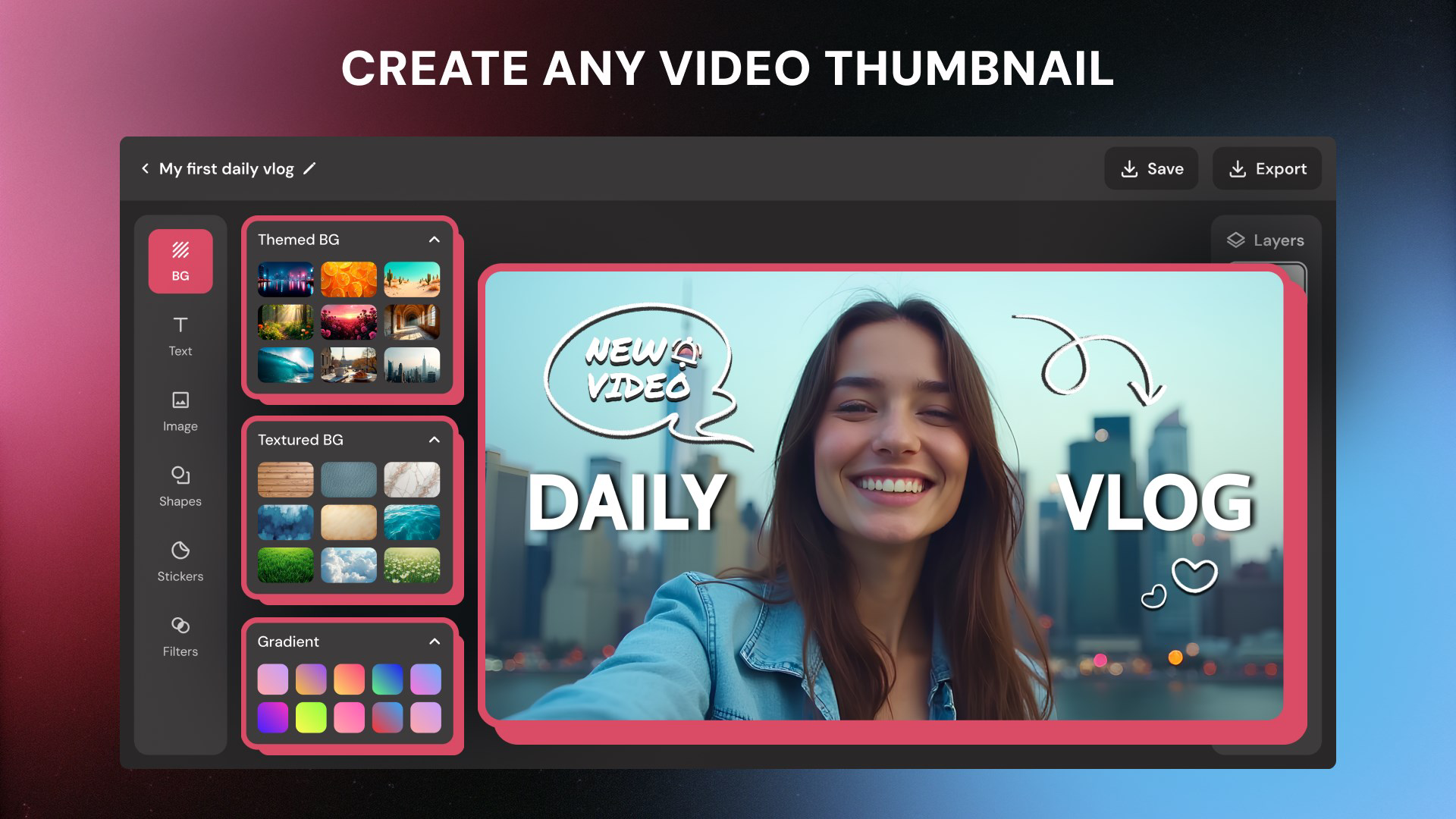 Video Thumbnail Maker - Custom Banner Designer for PC Windows Download