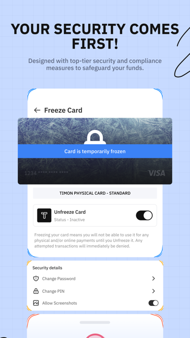 Timon-Money App for Travellers poster