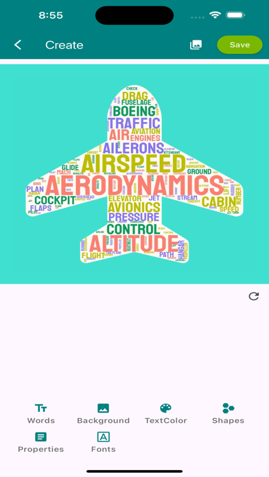 WordCloud AI poster