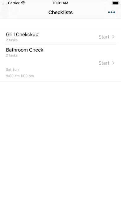 OpSense Task Checklist poster