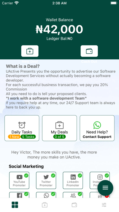UActive Freelancing poster