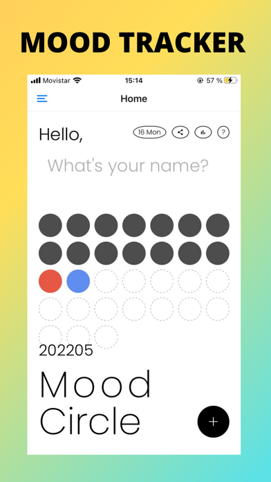 Mood Tracker + App poster