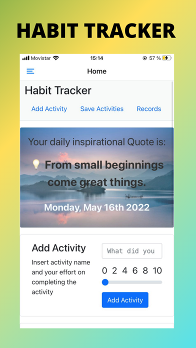 Mood Tracker + App poster