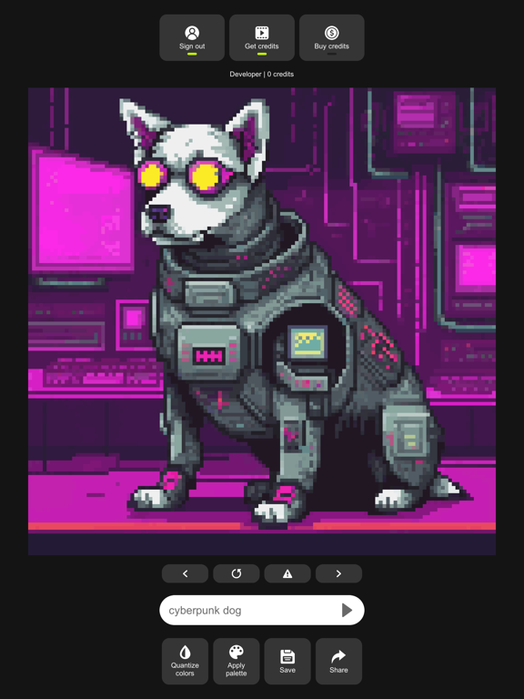 Pixel Diffusion poster