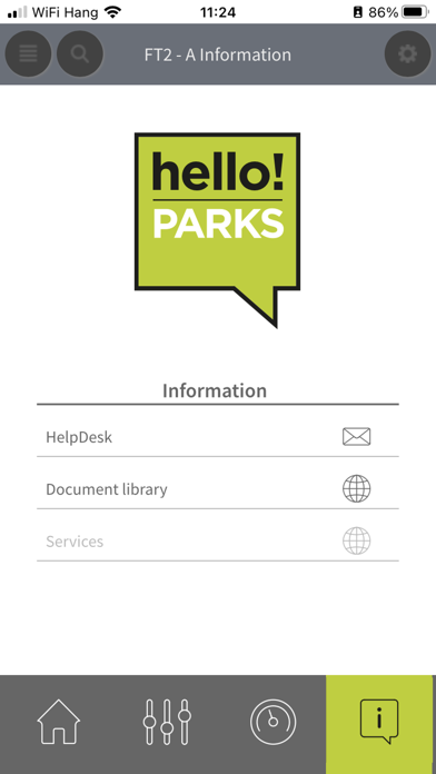 HelloParks Assistant poster