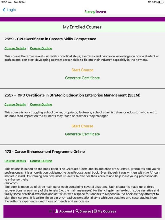 FlexyLearn Training App poster