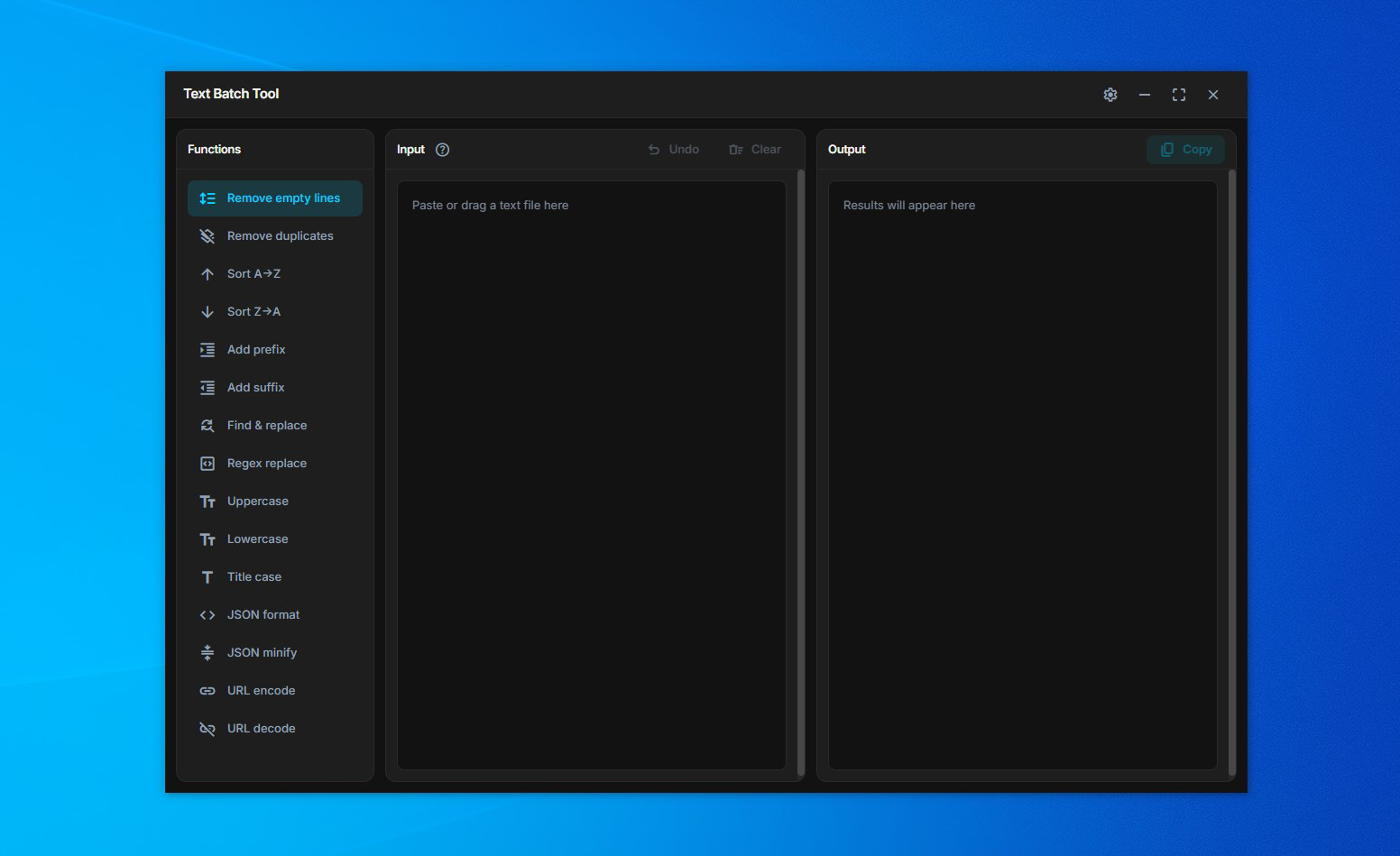 Text Batch Tool for PC Windows Download