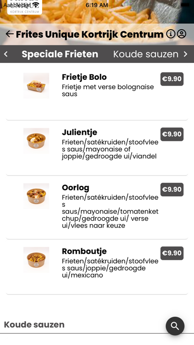Frites Unique poster